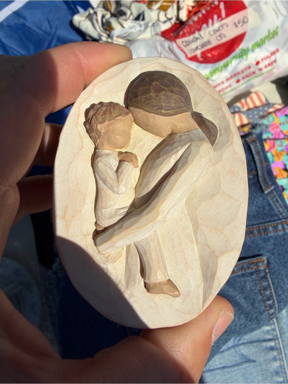 Demdaco Willow Tree Tenderness Mother and Child Trinket Jewelry Box